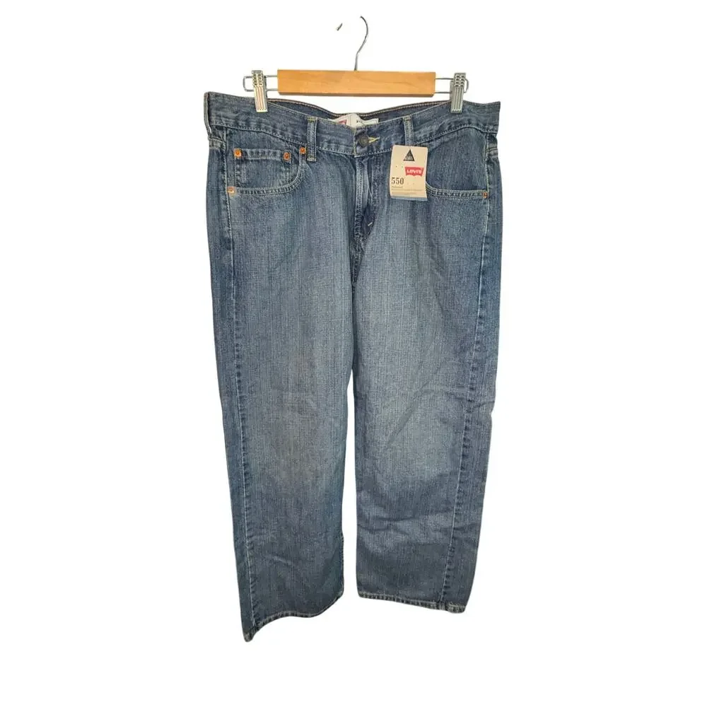 Levi’s 550 Relaxed Blue Jeans Youth Size 16 Husky